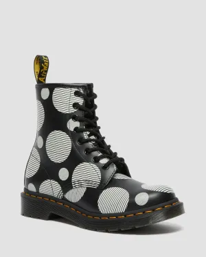 1460 Polka Dot Smooth Leather Boots