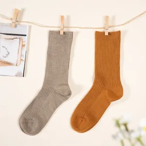 18cm Soft Cashmere Slouch Socks Solid-color For Fall/Winter in 5 Colours