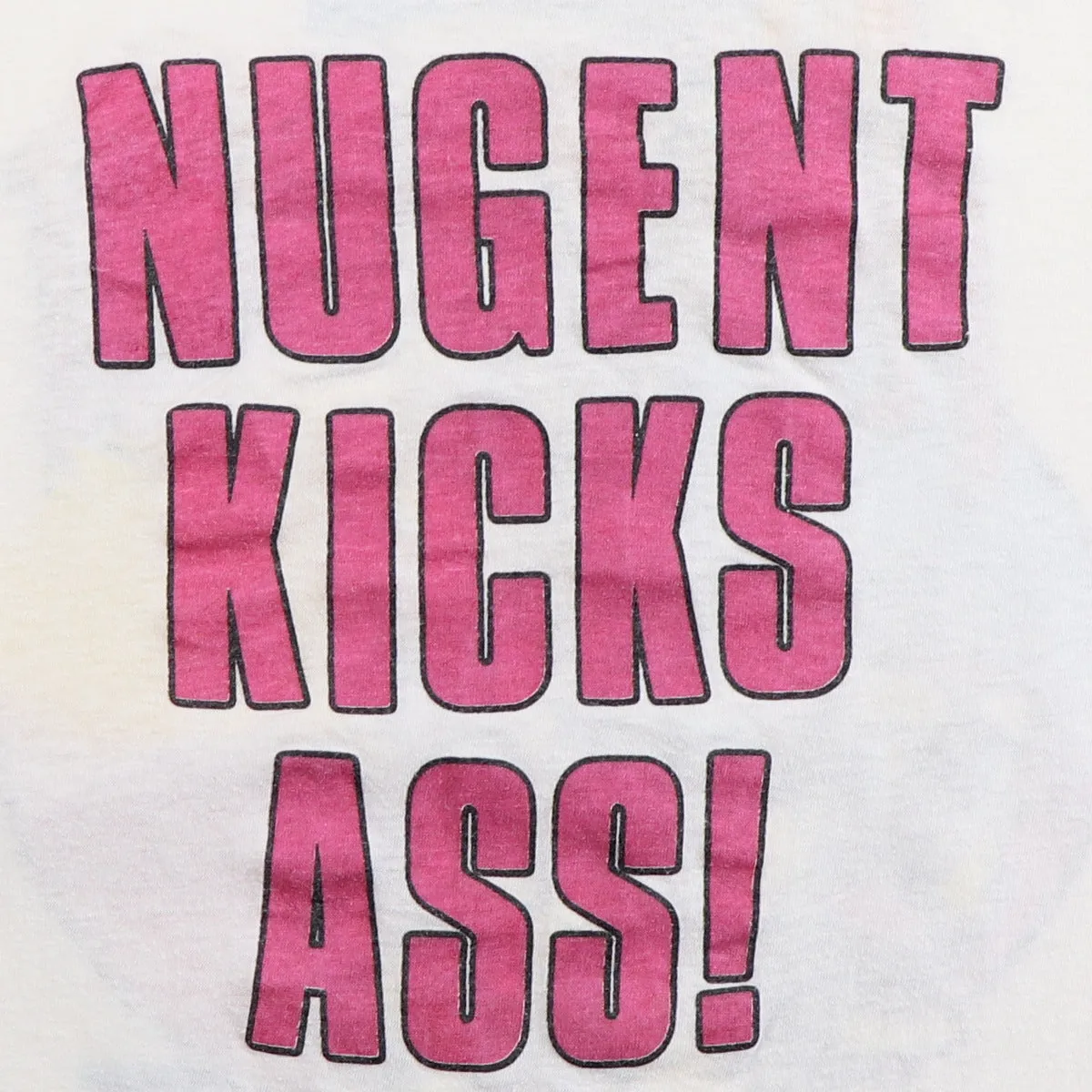 1986 Ted Nugent Nugent Kicks Ass Shirt