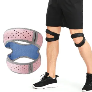 1pcs Pink Summer Pressurized Shock-absorbing Patella Belt Wear-resistant Silicone Outdoor Cycling Basketball Protective Gear