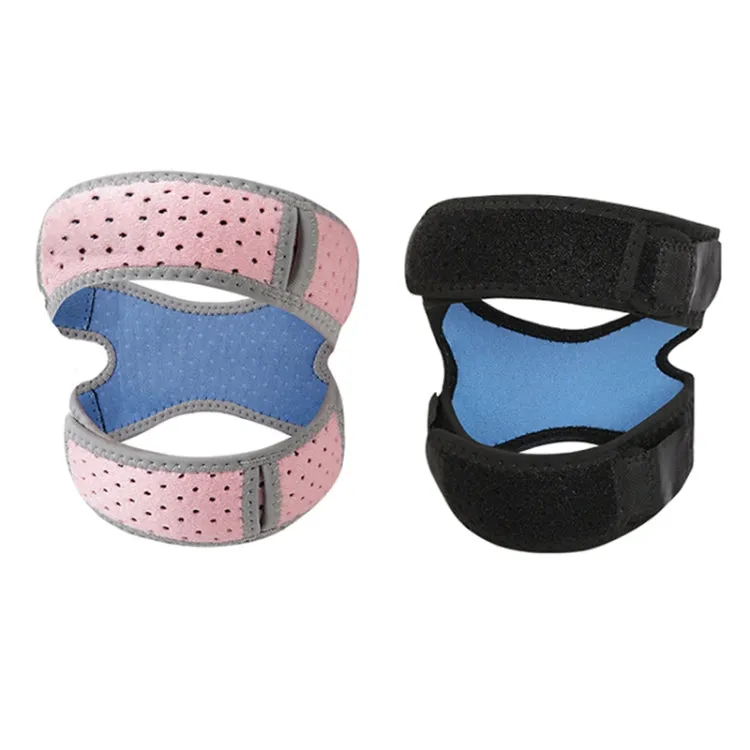 1pcs Pink Summer Pressurized Shock-absorbing Patella Belt Wear-resistant Silicone Outdoor Cycling Basketball Protective Gear