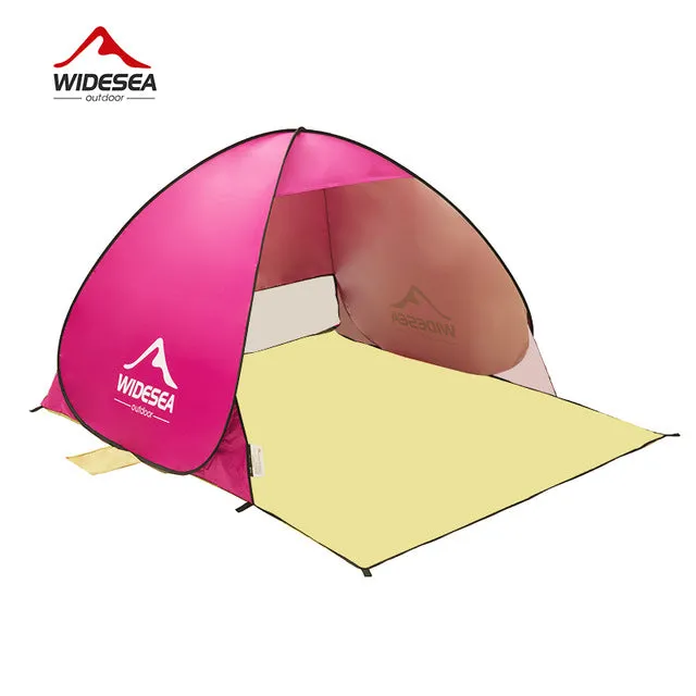 2017 new  beach tent pop up open 1-2person quick automatic open 90% UV-protective sunshelter awning tent for camping fishing