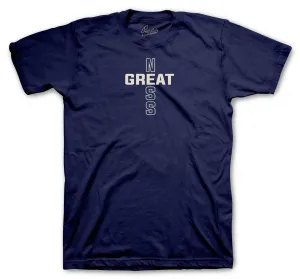 500 Slate Shirt - Greatness Cross - Navy