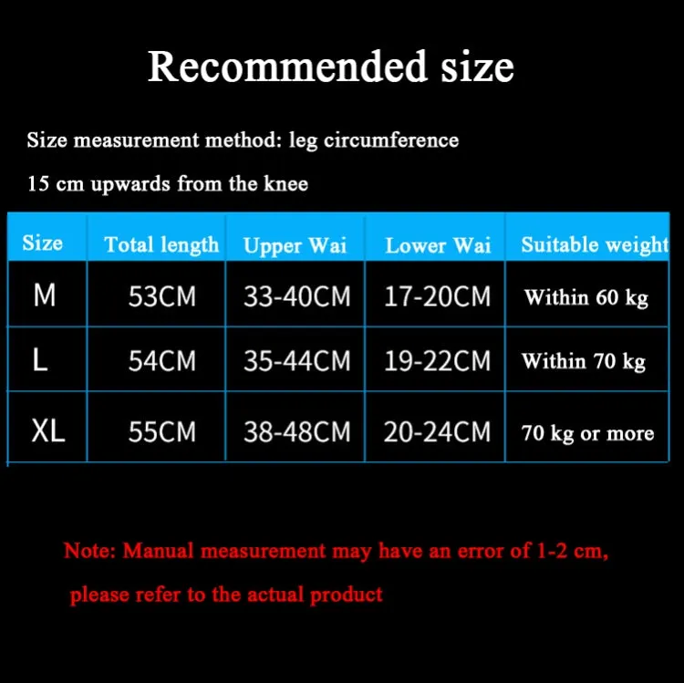 A Pair  Extended Sports Knee Pads Thigh and Calf Cover Outdoor Climbing Football Basketball Riding Protective Gear, Specification: XL (Red)