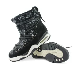 A9-02 - Black Sequences Sneaker Boot