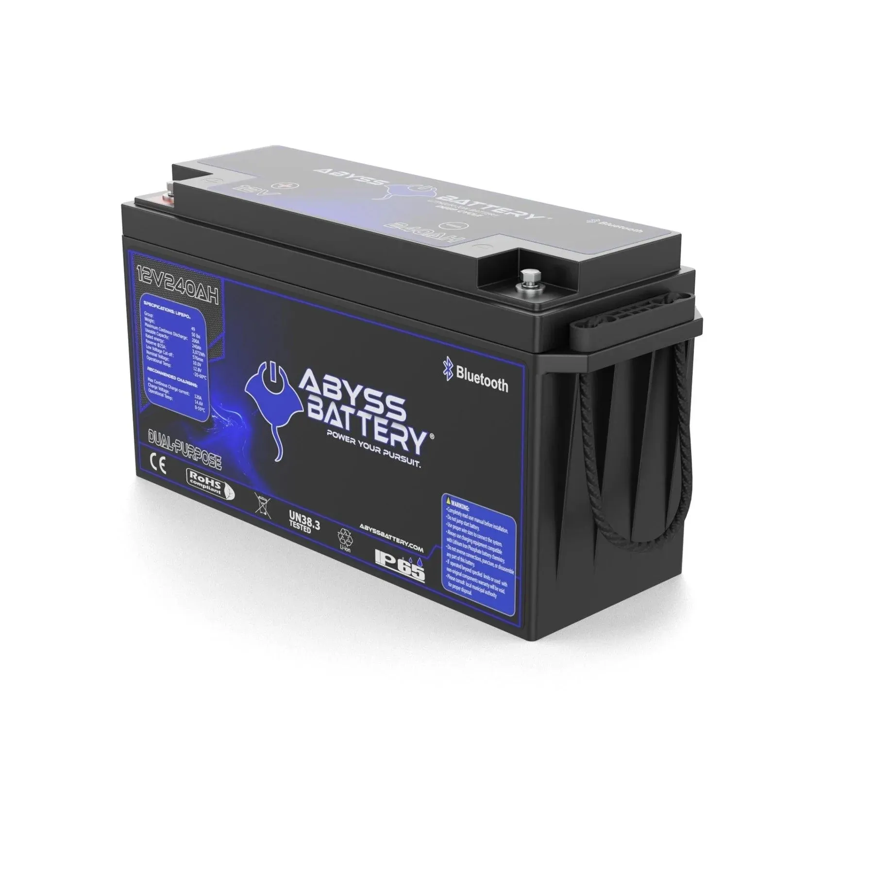 Abyss® 12V 240Ah Dual Purpose Lithium Marine Battery