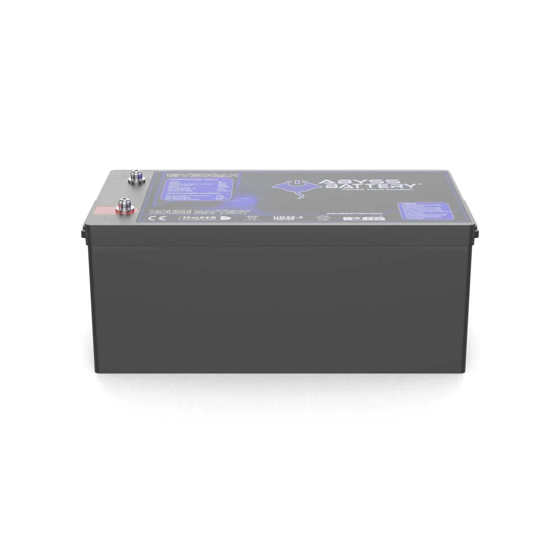 Abyss® 12V 300Ah Off-Grid™ Lithium Marine House Battery