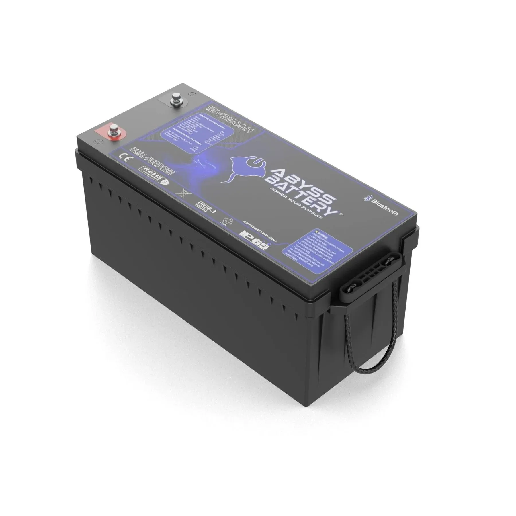 Abyss® 12V 350Ah Dual Purpose Lithium Marine House Battery