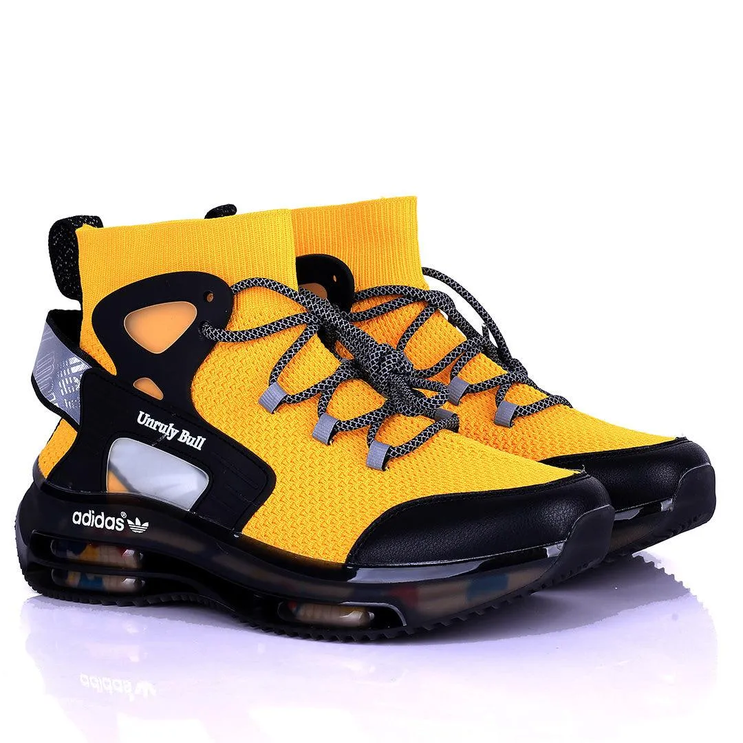 AD Unruly Bull Fashionable Trendy Sneakers- Yellow