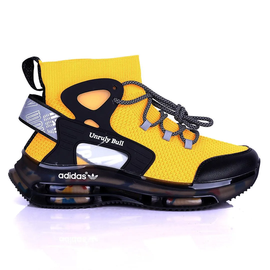 AD Unruly Bull Fashionable Trendy Sneakers- Yellow