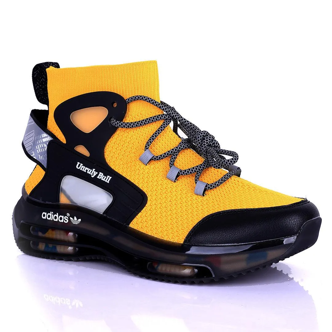 AD Unruly Bull Fashionable Trendy Sneakers- Yellow