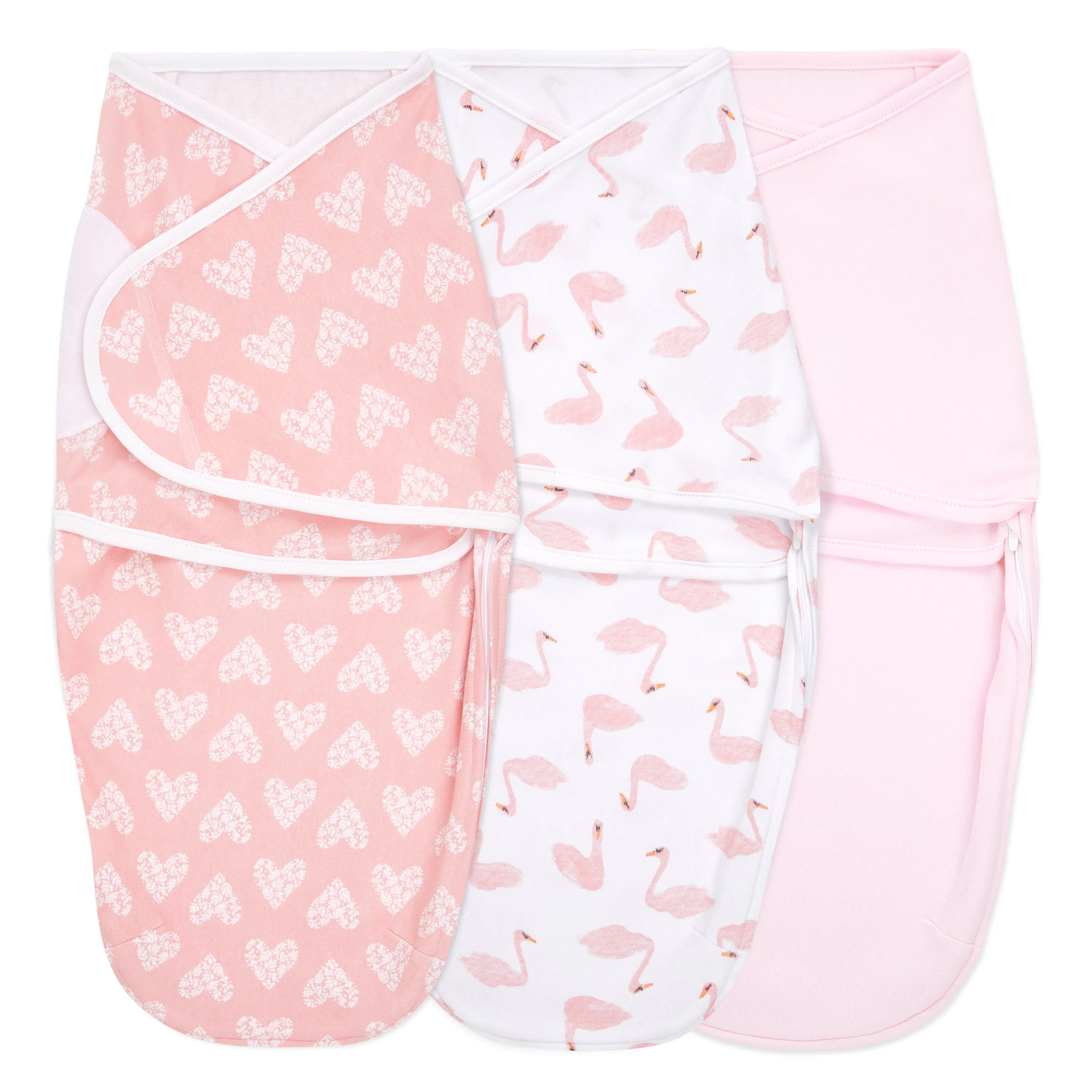 aden   anais  Cotton Wrap Swaddles 3 pack Briar Rose Pink