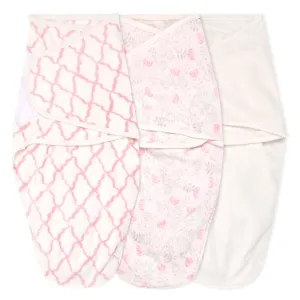 aden   anais Essential Cotton Wrap Swaddles 3 pack Arts and Crafts Pink