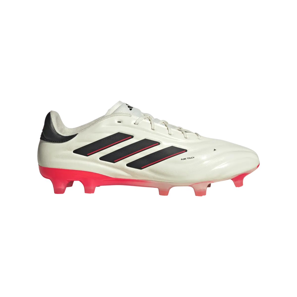 adidas Copa Pure 2 Elite FG Adult Soccer Cleats IF5447 Ivory/Core Black/Solar Red