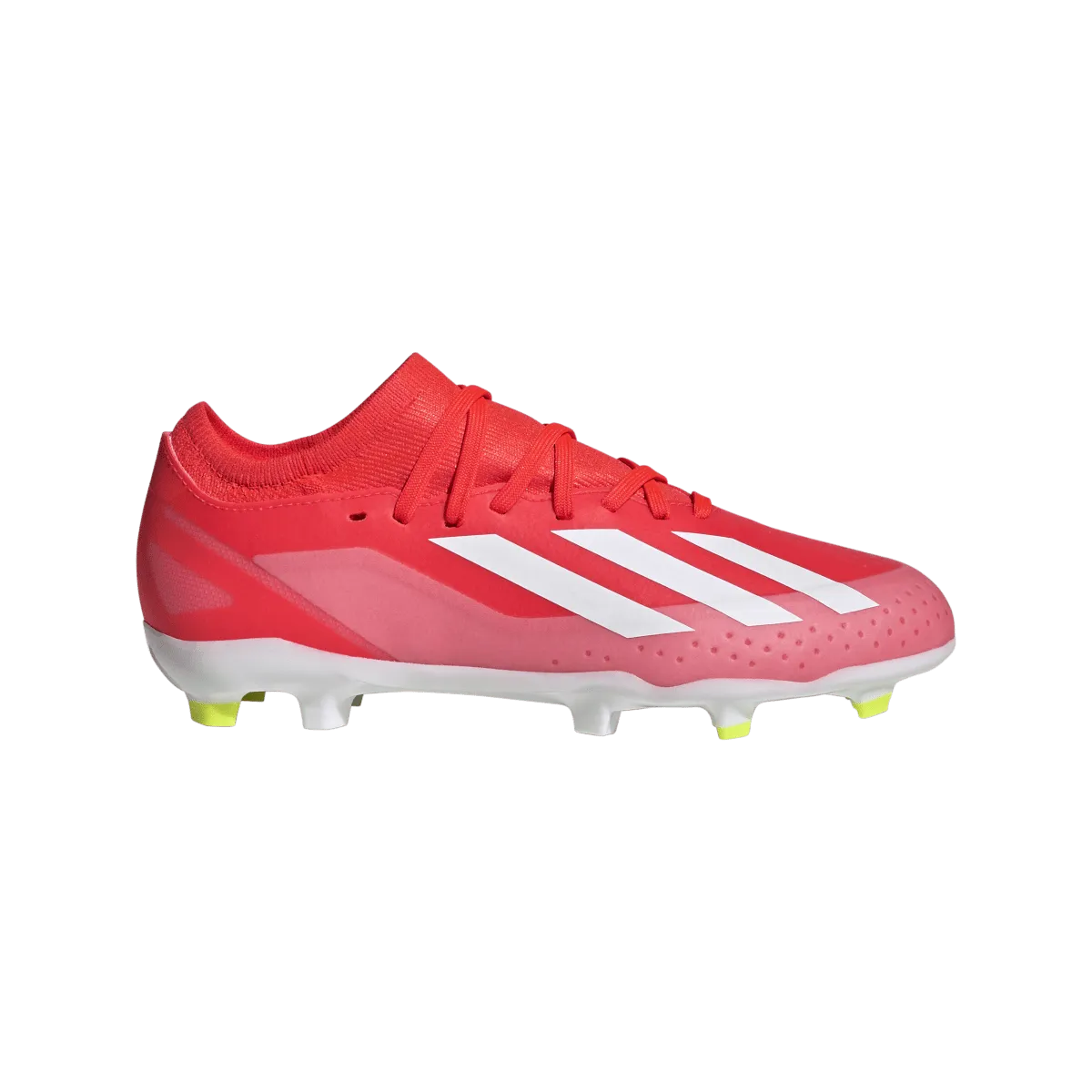 adidas X Crazyfast League Firm Ground Junior Soccer Cleats IF0693 Solar Red/White/Yellow