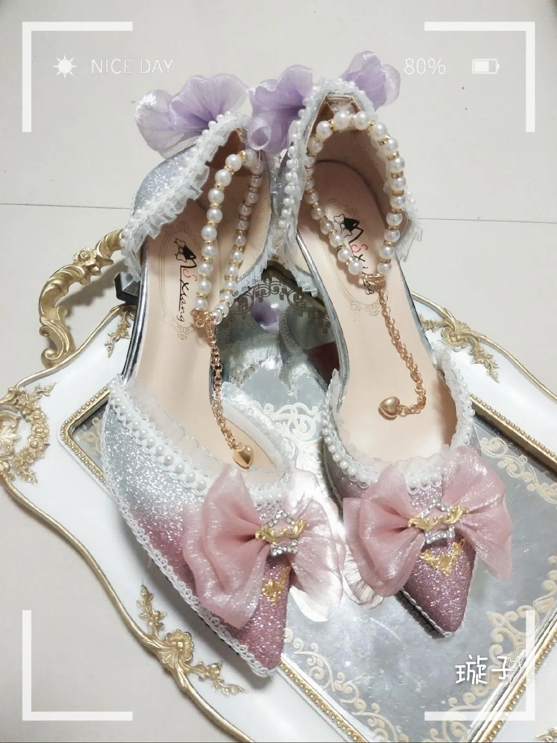 Advbridge Sweet lolita shoes vintage round head low heel women shoes cute bowknot cross bandage kawaii shoes loli cosplay kawaii girl