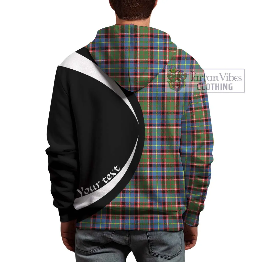 Aikenhead Tartan Hoodie with Family Crest Circle Style