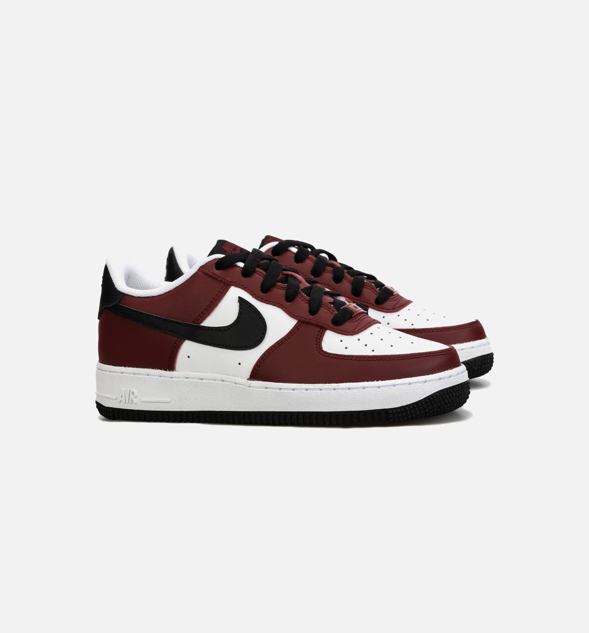 Air Force 1 LV8 Team Red Black Grade School Lifestyle Shoe - Red/Black