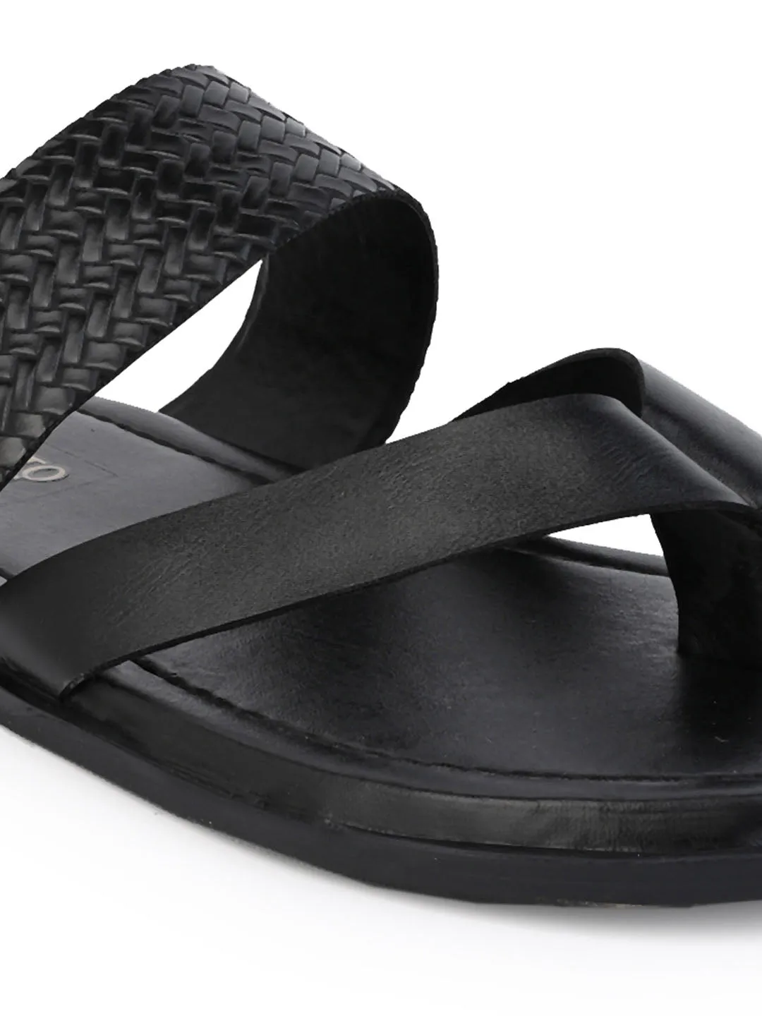 Alberto Torresi Men Black Office/Daily Wear Slippers