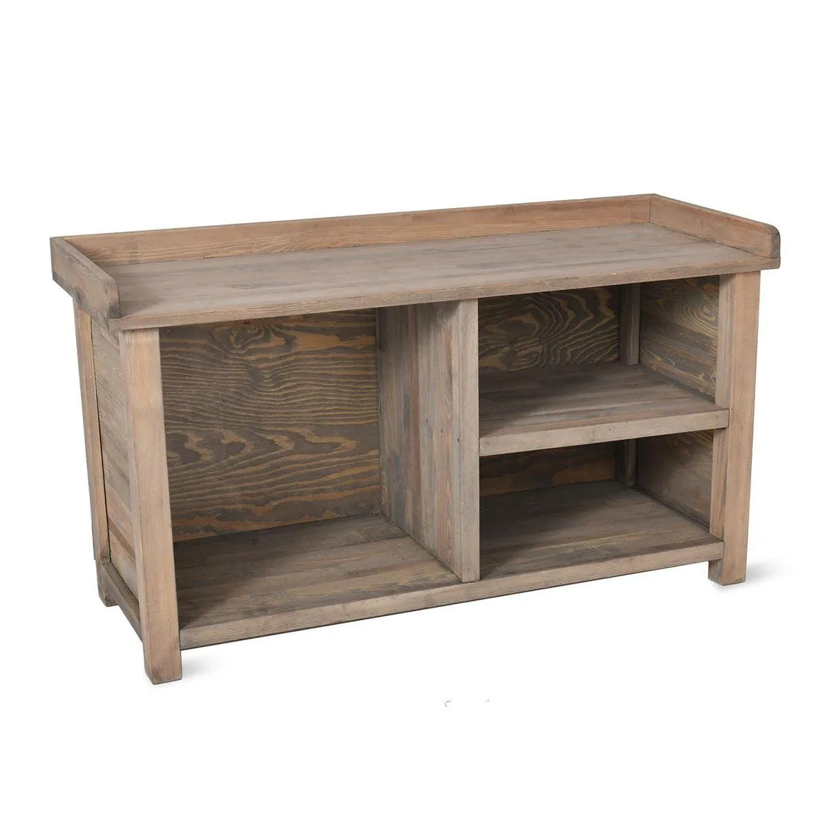 Aldsworth Wooden Bootroom Welly Store Bench