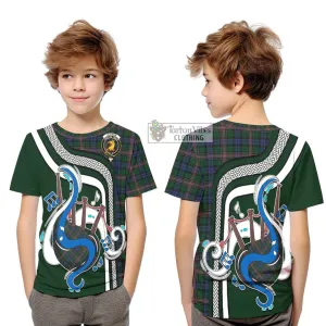 Allison Tartan Kid T-Shirt with Epic Bagpipe Style