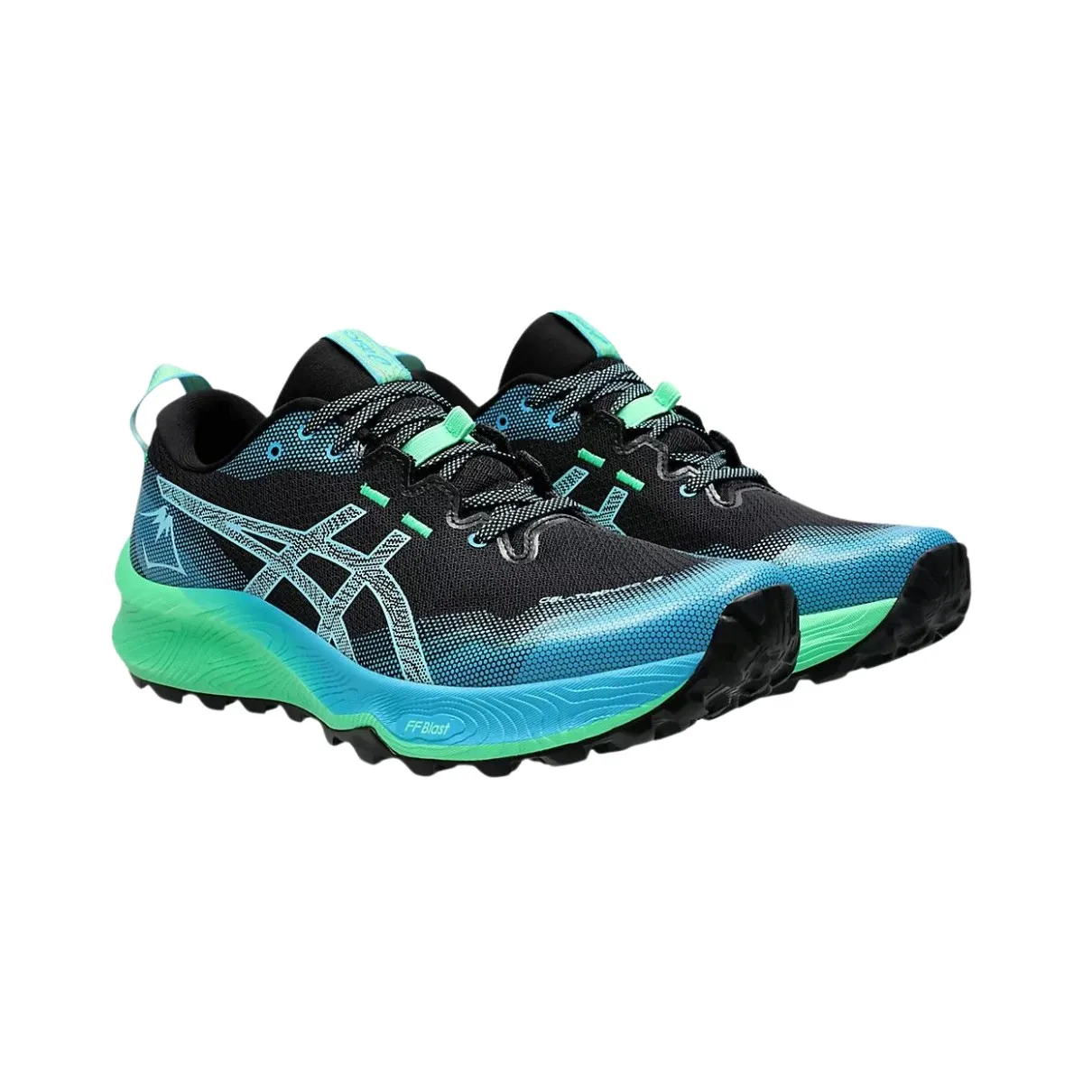 Asics Gel-Trabuco 12 Black Blue AW24 Running Shoes