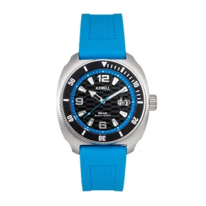 Axwell Mirage Strap Watch w/Date - Light Blue