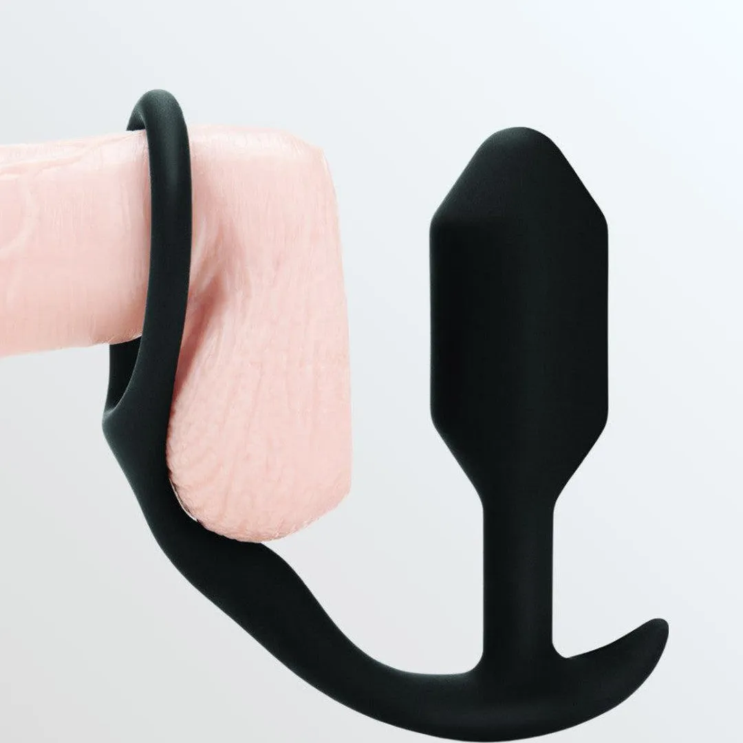 B-Vibe Snug & Tug Cock Ring and Butt Plug