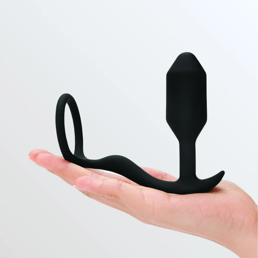 B-Vibe Snug & Tug Cock Ring and Butt Plug