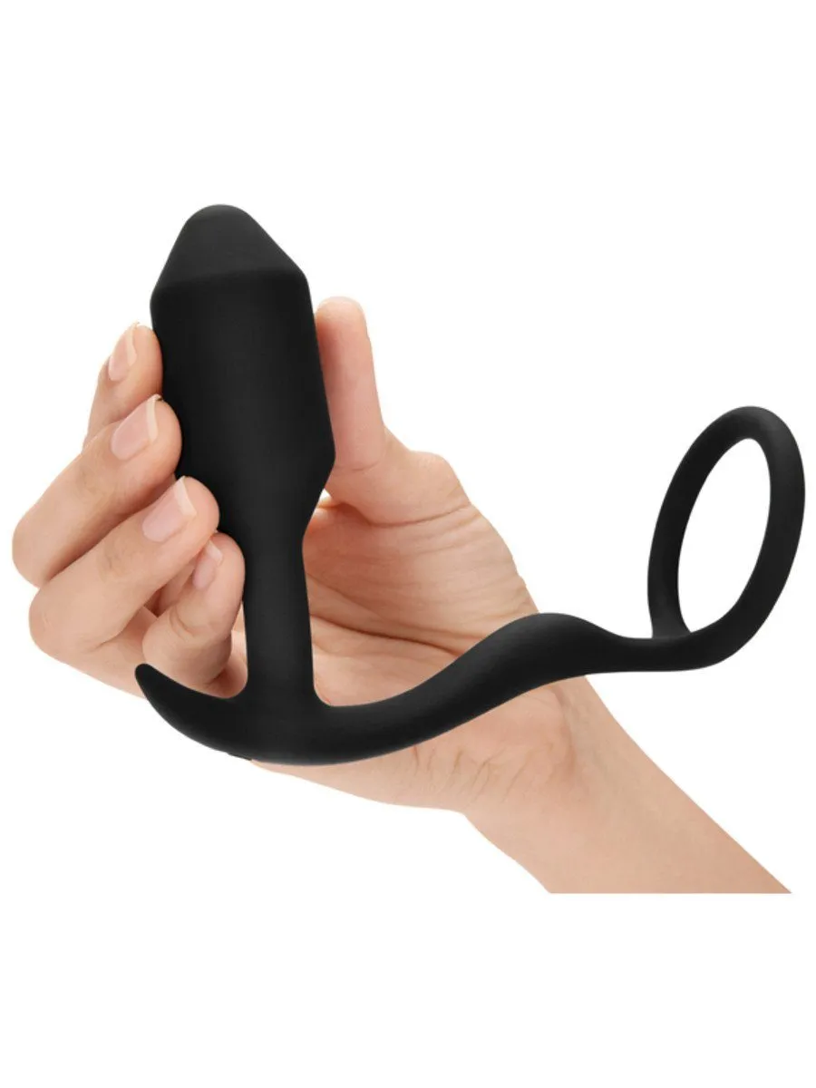 b-Vibe Snug and Tug  COCK RING PROSTATE PLUG