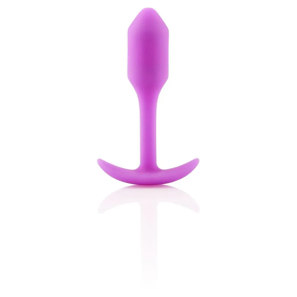 b-Vibe Snug Plug 1 Fuchsia/Silver