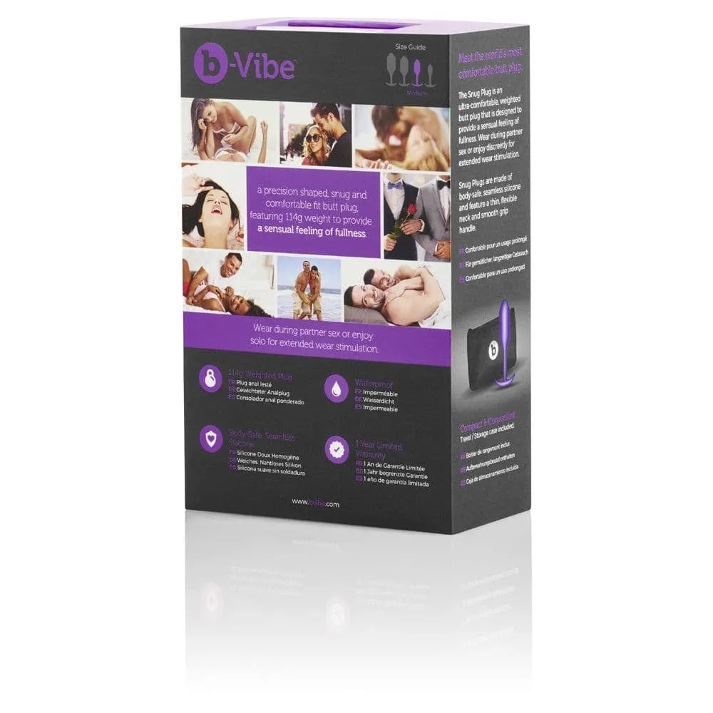 b-Vibe Snug Plug 2 Purple