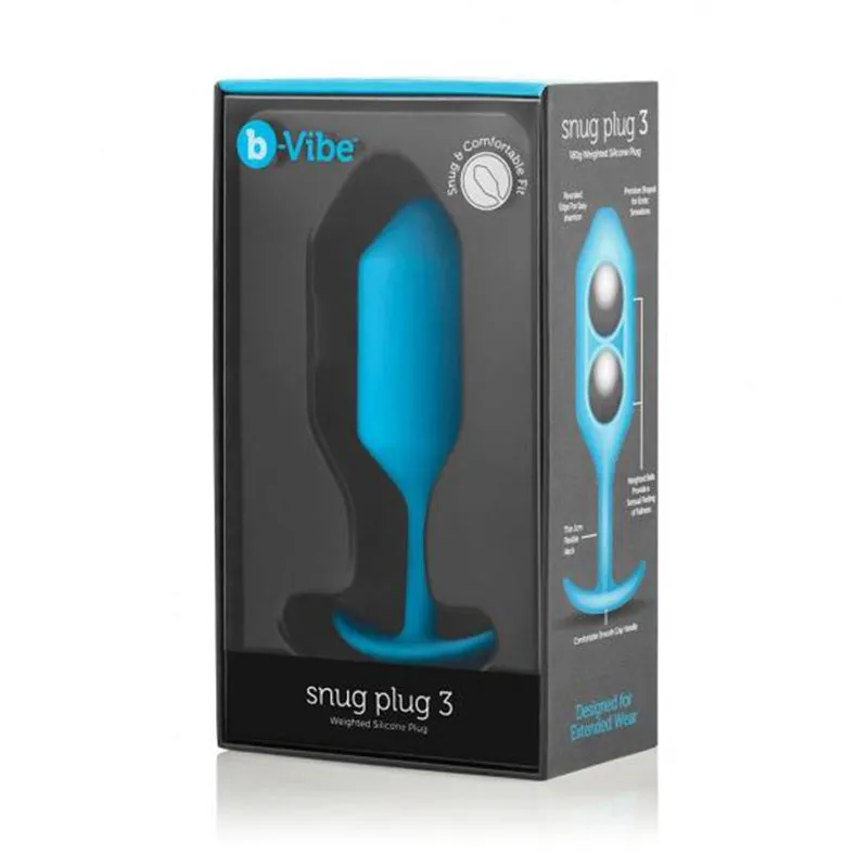 B-vibe Snug Plug 3 Teal