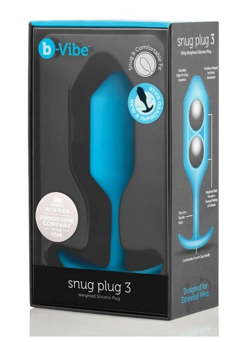 B-vibe Snug Plug 3 Teal