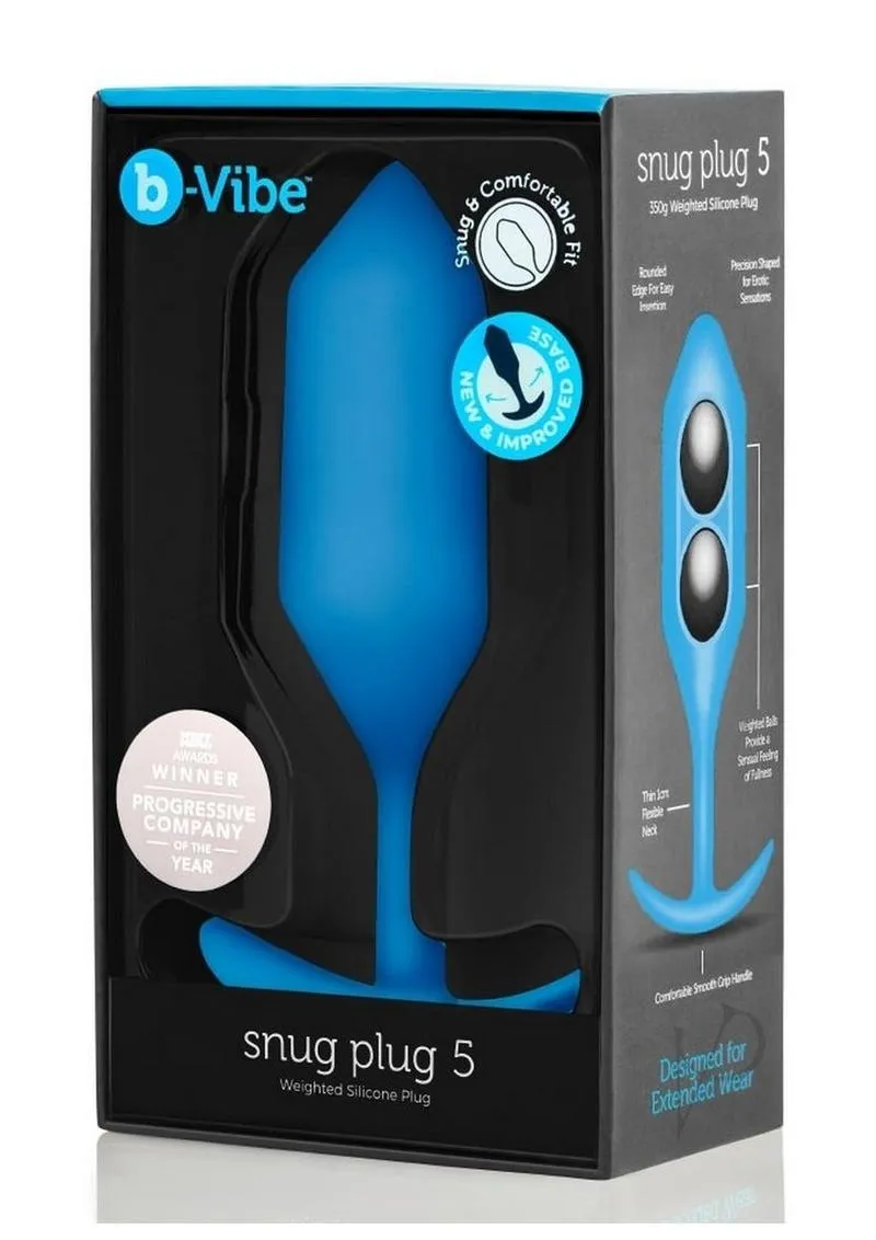 B-vibe Snug Plug 5 Blue