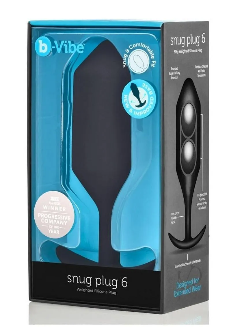 B-vibe Snug Plug 6 Black