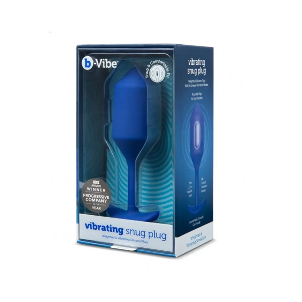 B-Vibe Vibrating Snug Plug 4 (XL) - Black