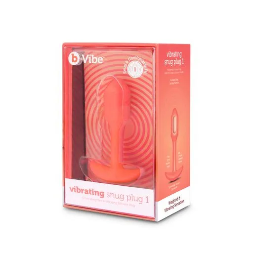 B-vibe Vibrating Weighted Snug Plug 1