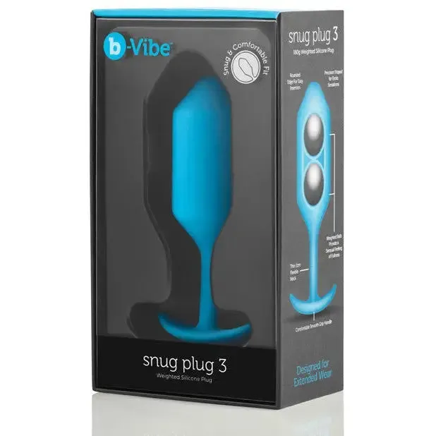 b-Vibe Weighted Snug Plug 3 - 180 Grams