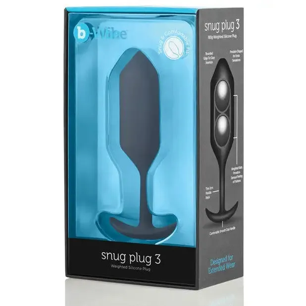 b-Vibe Weighted Snug Plug 3 - 180 Grams