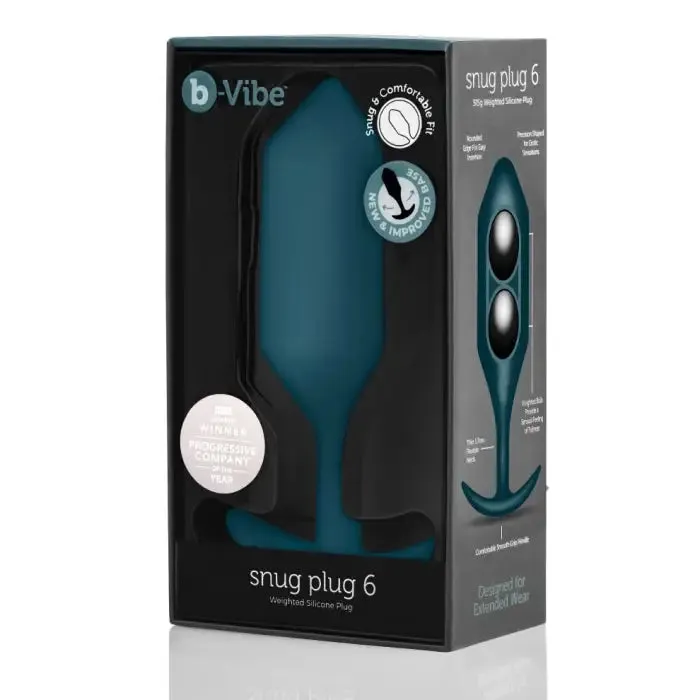 b-Vibe Weighted Snug Plug 6 - 515 Grams