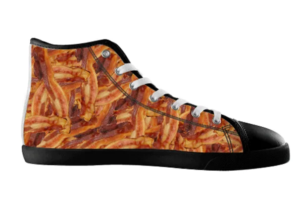 Bacon Pattern High Top Shoes