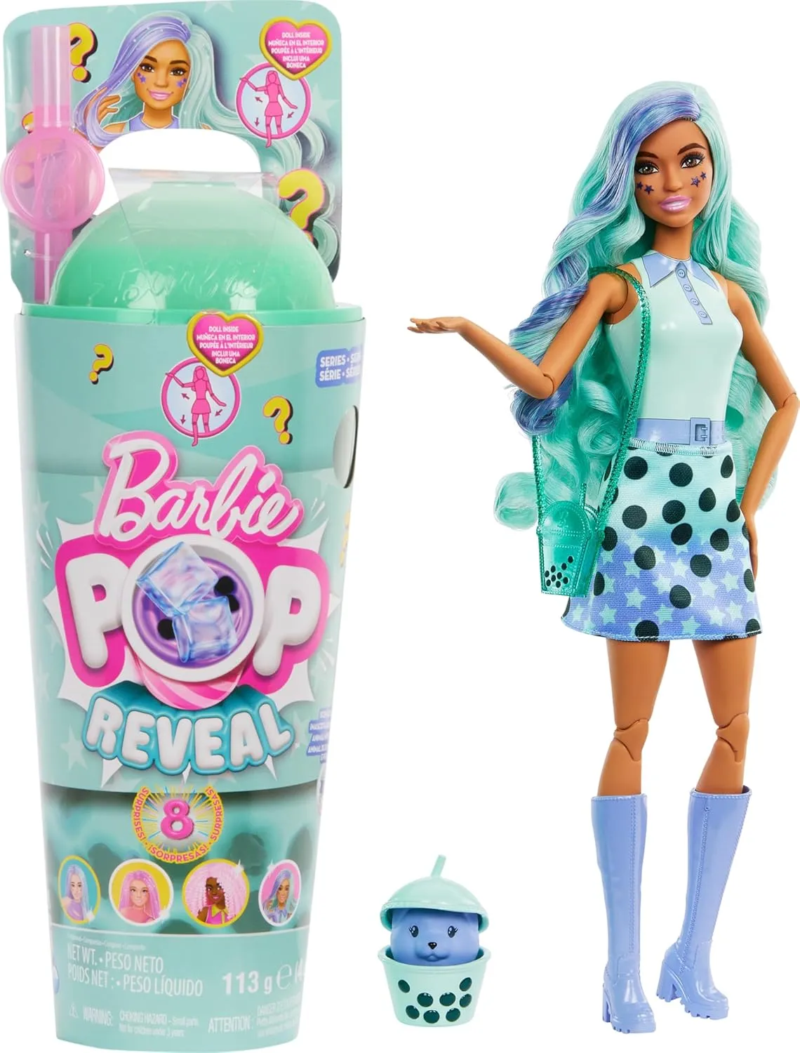 Barbie Pop Reveal Boba : Green Tea