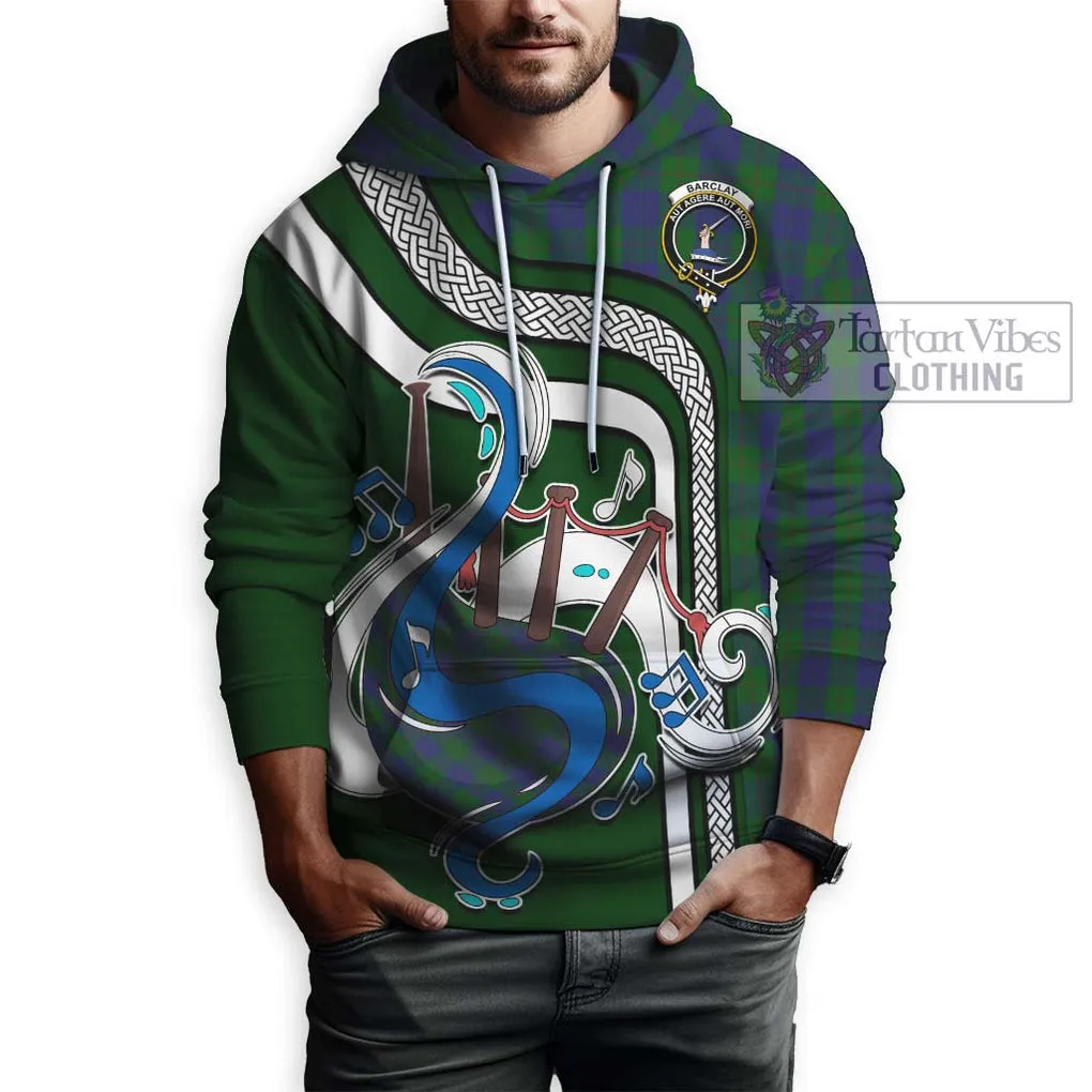 Barclay Tartan Hoodie with Epic Bagpipe Style