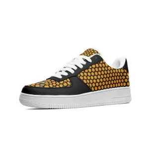 Bee Awesom Unisex Low Top Leather Sneakers