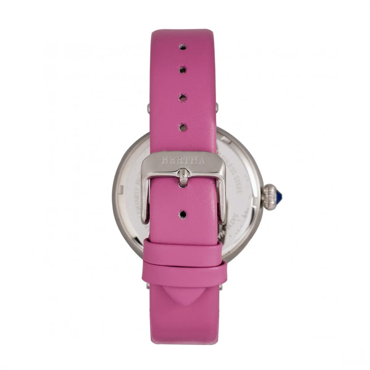 Bertha Rosie Leather-Band Watch