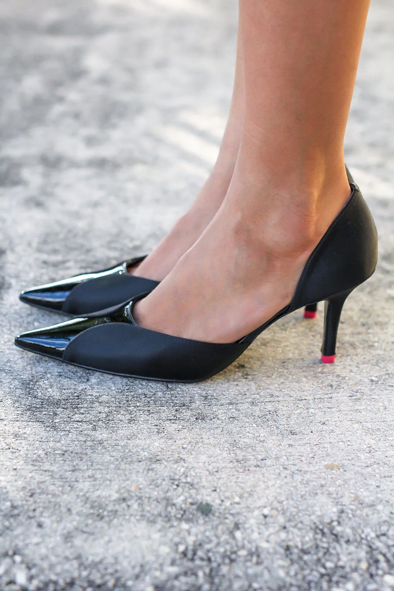 Black Pointed Heels