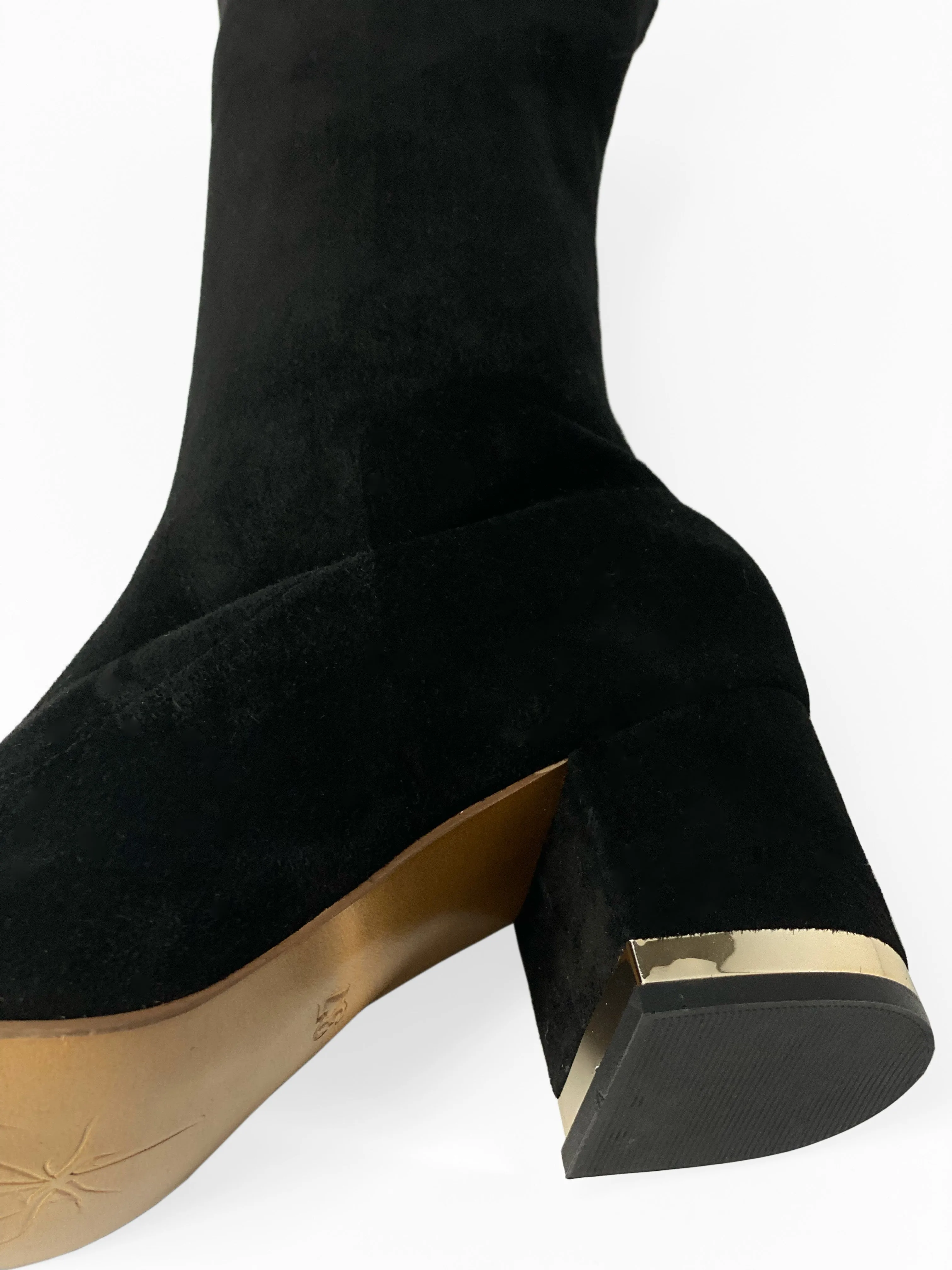 Black Suede Boot