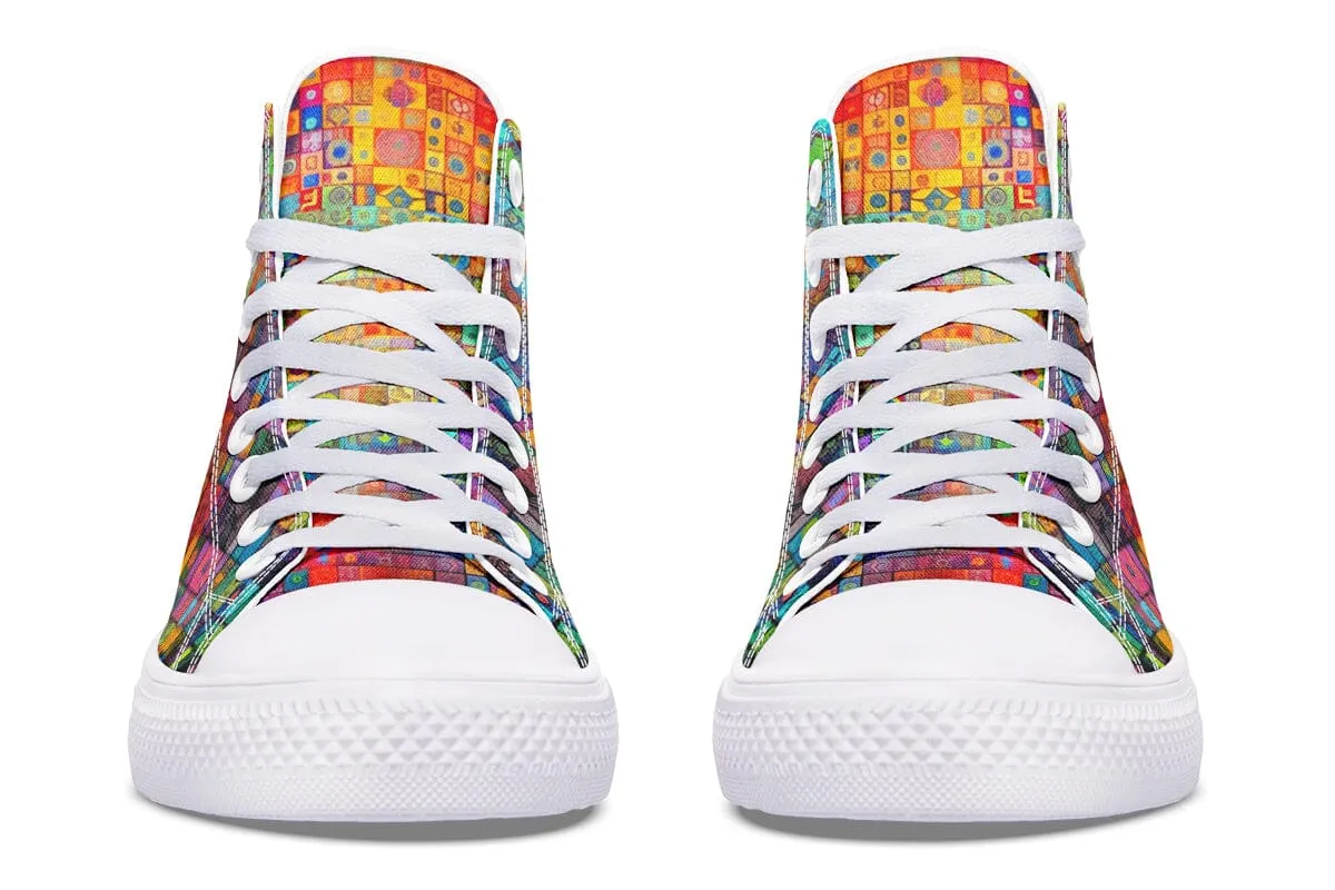 Blotter Fuzz High Top Shoes