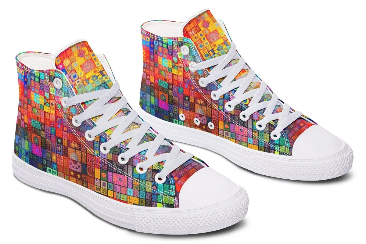 Blotter Fuzz High Top Shoes